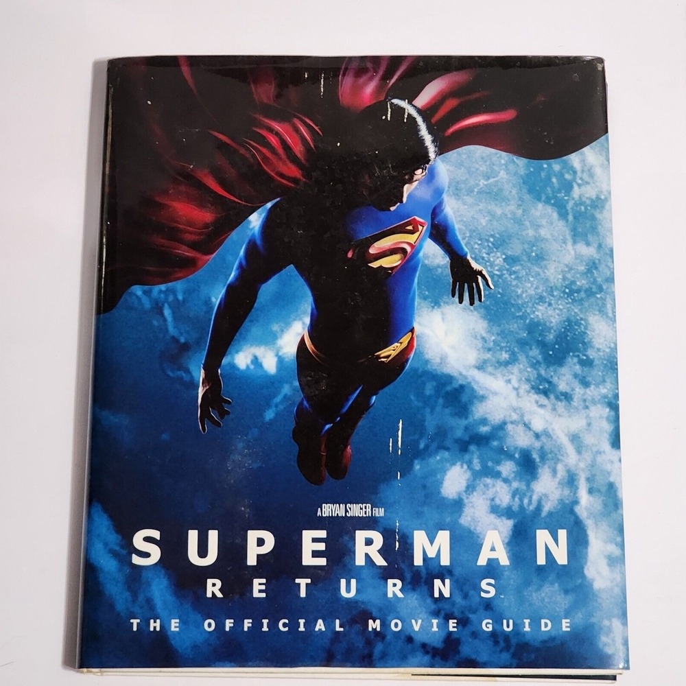 Superman Returns Official Movie Guide Bryan Singer Hardcover Book 2006 DC Comics
